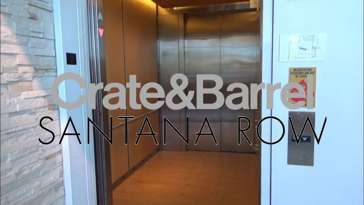 Ridiculously Loud KONE Hydraulic Elevator-Crate & Barrel-Santana Row-San Jose, CA
