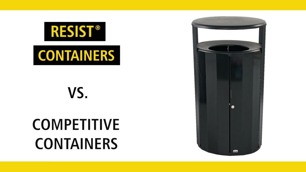 Dent Resistant Resist&reg;  Containers vs Competitors Impact Test