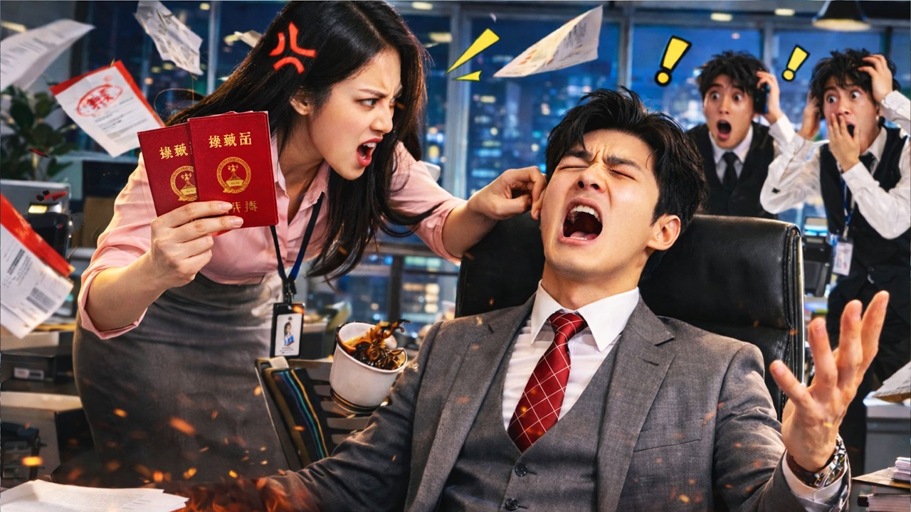 No body expected a new intern to dare to pull the CEO's ear—and it turns out she's his wife!