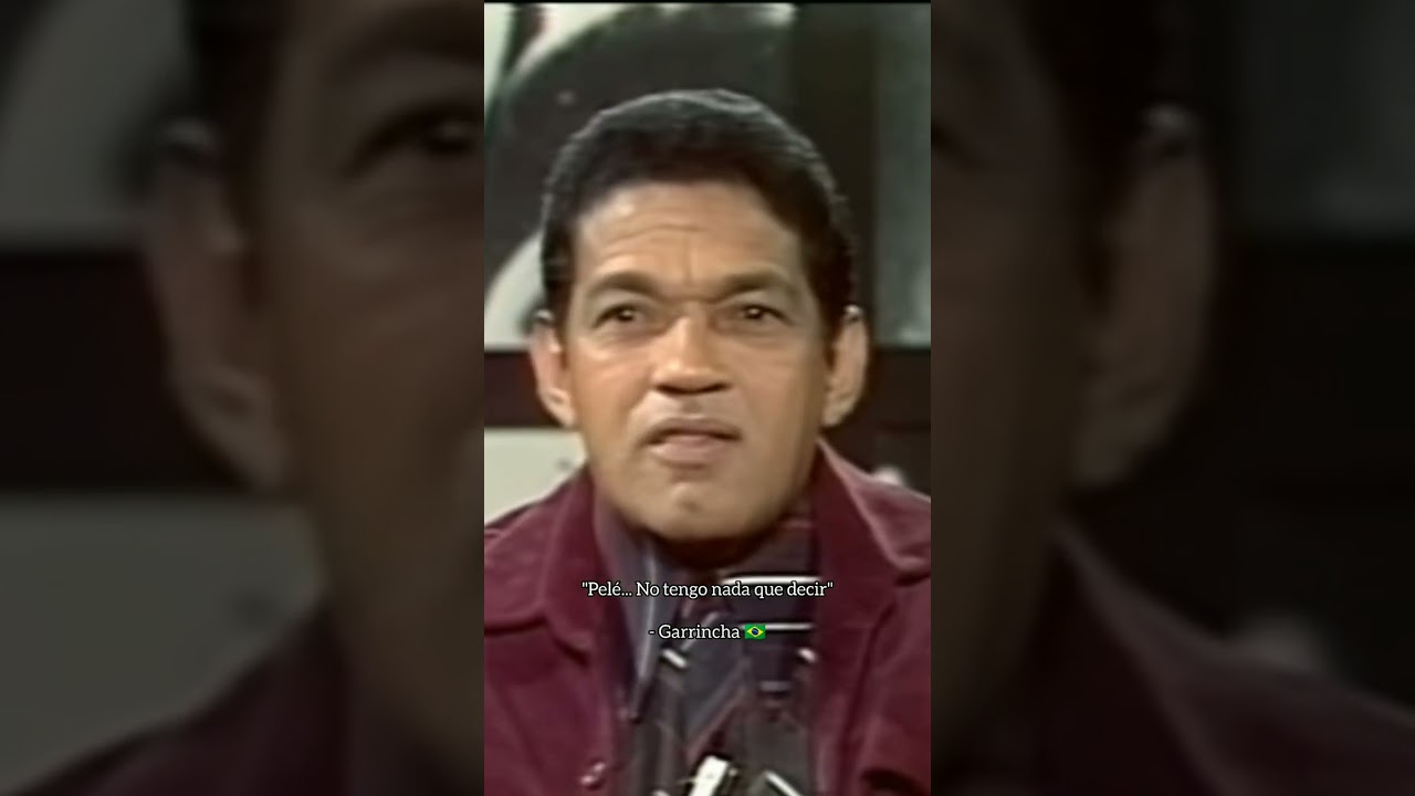 Garrincha hablando sobre Pel&eacute;