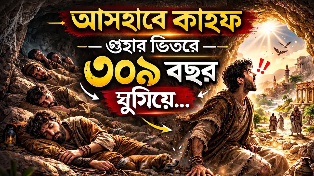 আসহাফে কাহাফের  বিস্ময়কর ঘটনা | ৩০৯ বছরের একাধারে ঘুমিয়ে থাকা ৭ যুবকের এক রহস্যময় ইতিহাস 