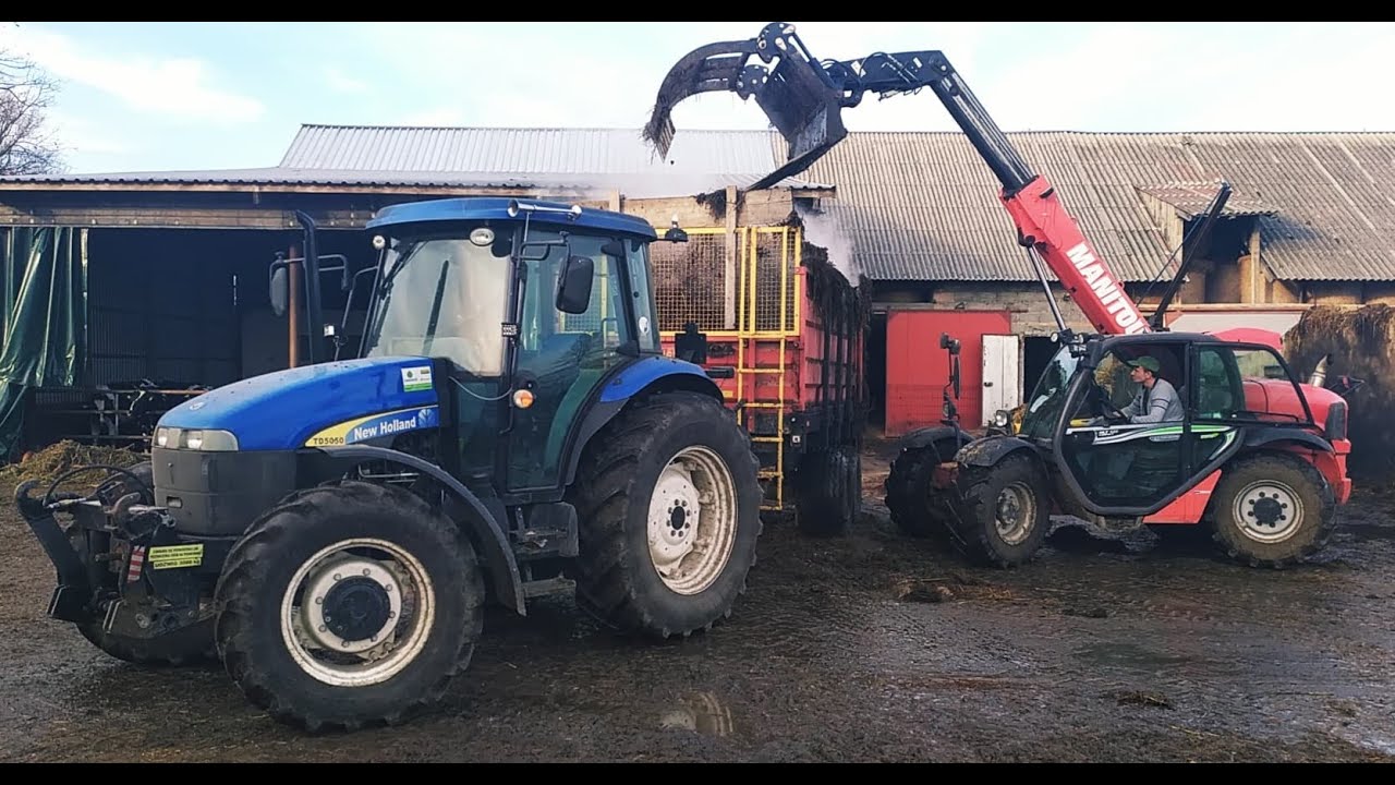 ★ Wywóz Obornika 2019! ★ Manitou na dwóch kołach!? New Holland i Deutz-Fahr w Akcji! ★