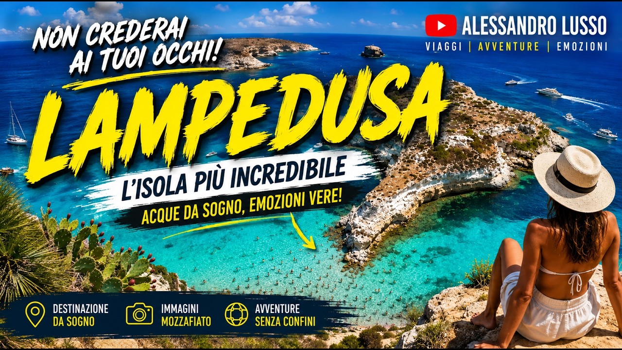 LAMPEDUSA 2026: NON CREDERAI AI TUOI OCCHI! 🏝️ Acque Cristalline e Spiagge da Sogno