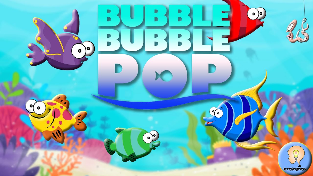 Bubble Bubble Pop Song | Five Little Fish | Color Song