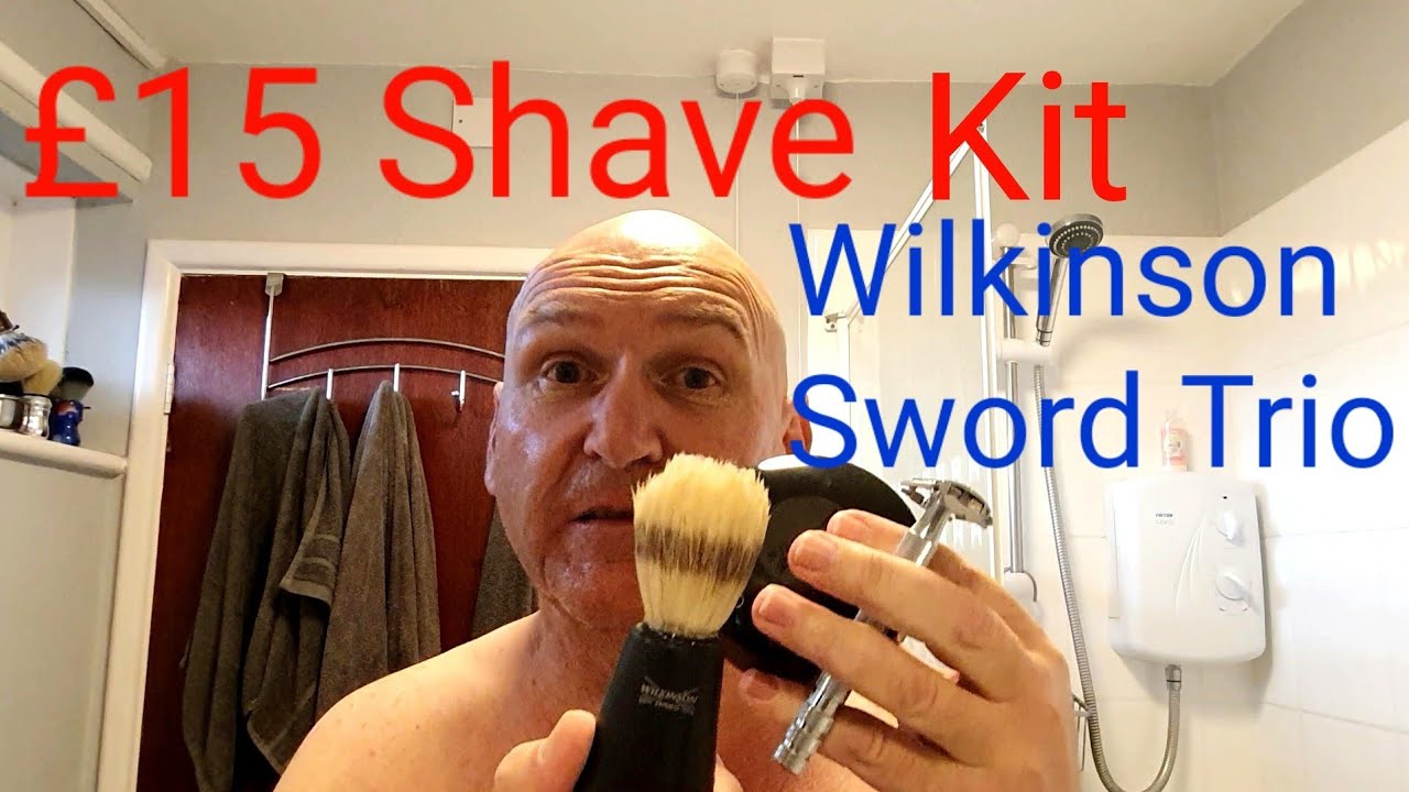 Wilkinson Sword Classic Razor, Soap, Blade and Brush.