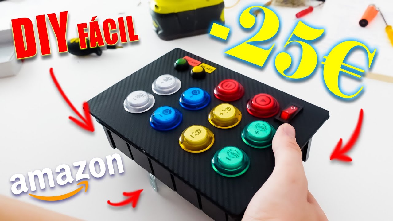 Como construir Botonera DIY para simracing facil y barato simulador