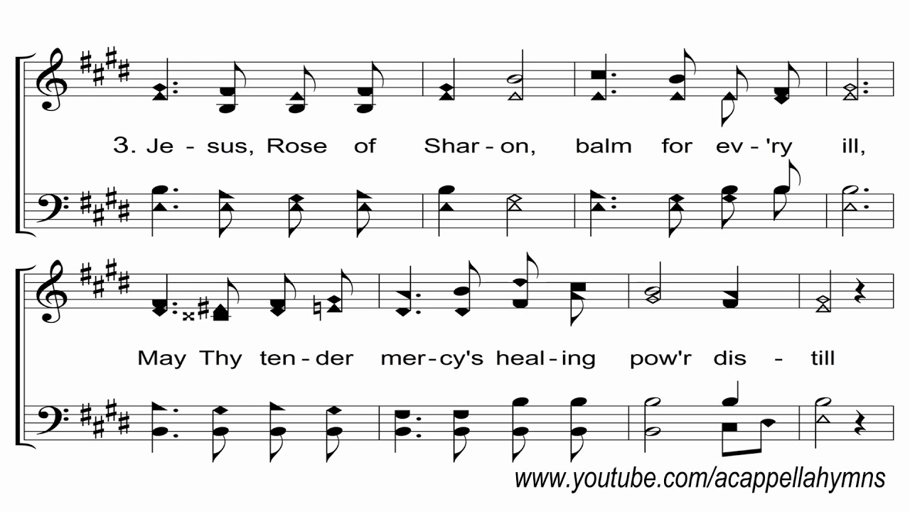Jesus, Rose of Sharon - A Cappella Hymn