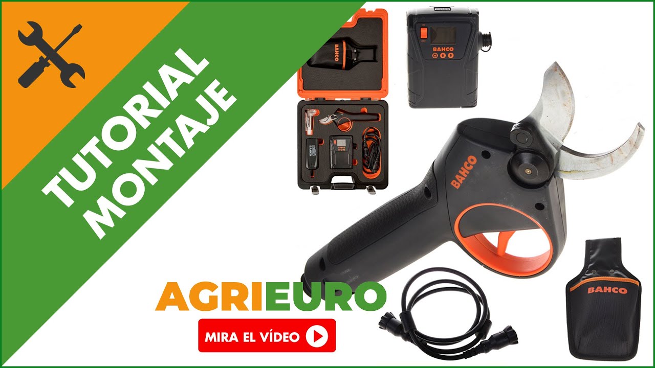 Montaje: Tijeras eléctricas de batería Bahco BCL23 - 43.2 V 3.4 Ah