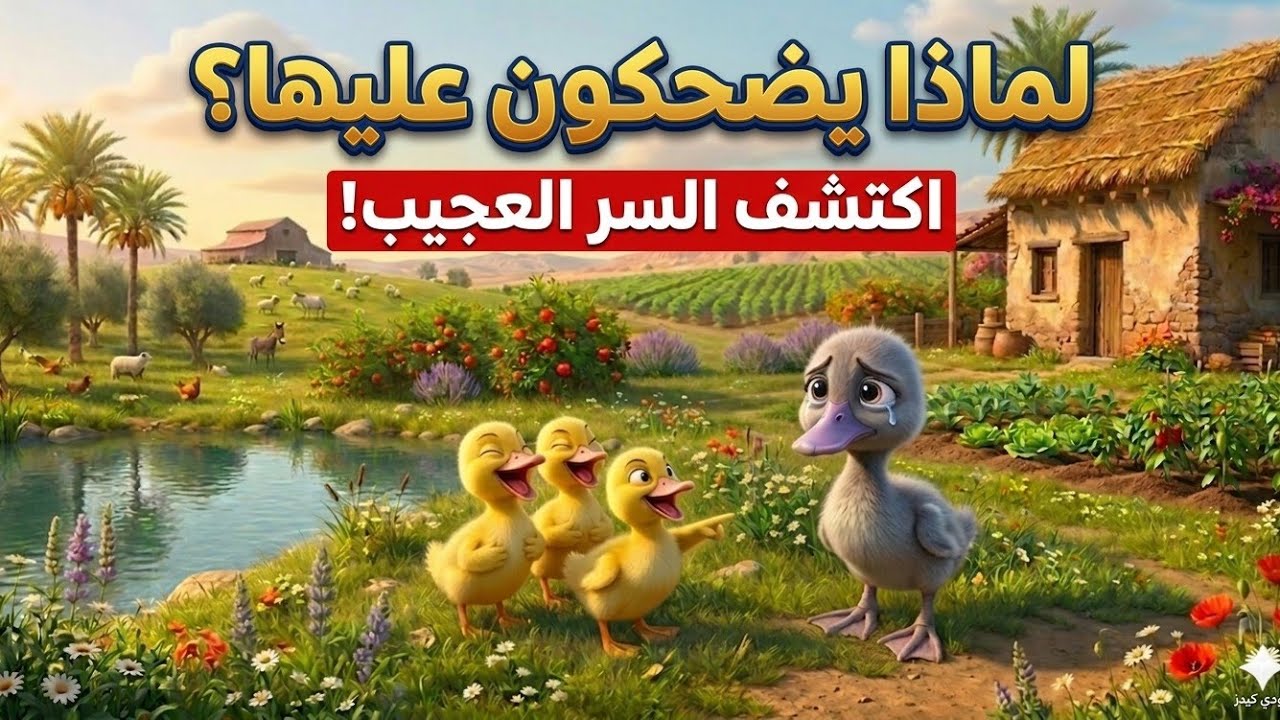 قصة البطة القبيحة قصة عن التنمر قصة لتعليم طفلك الثقة بالنفس 