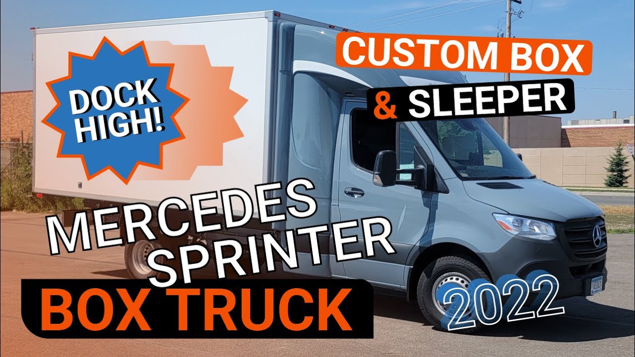 Dock High Mercedes Sprinter with Sleeper & Custom Box