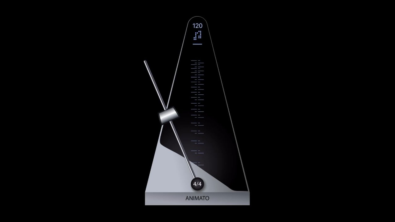 BPM 120 Tempo Metronome（メトロノーム）4/4 拍子 テンポ