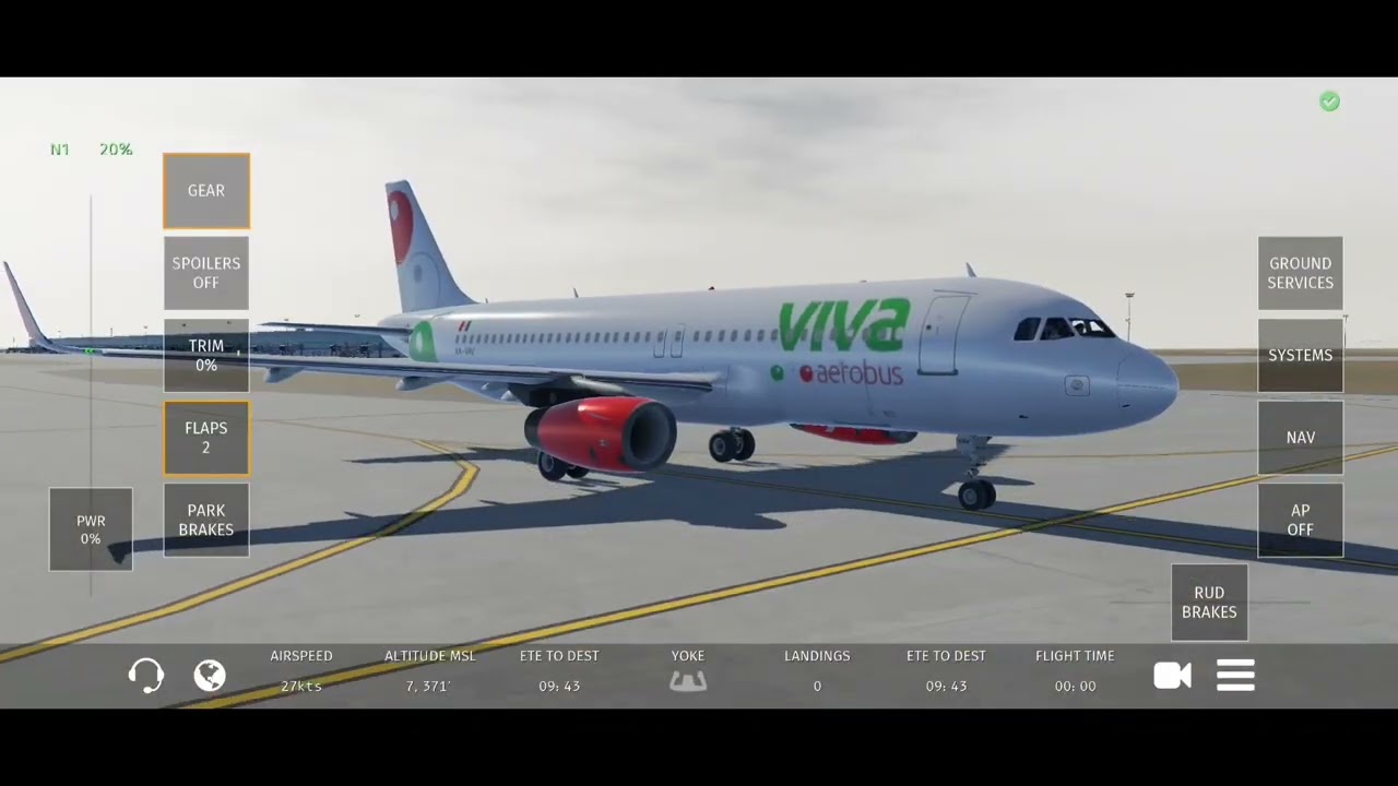 🔥Primer video del canal🔥 📱INFINITE FLIGHT (MMSM-MMGL). VUELO COMPLETO 🛩️🛫🇲🇽 Viva Aerobus a320.