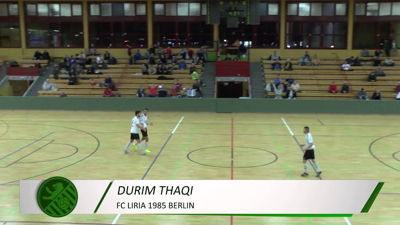 BSC Rehberge - FC Liria Berlin (Halbfinale, Bezirksliga Hallenturnier) - Spielszenen | SPREEKICK.TV