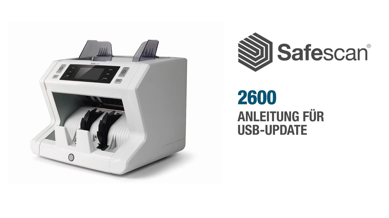 Safescan 2600 Anleitung Für USB-Update | Deutsch