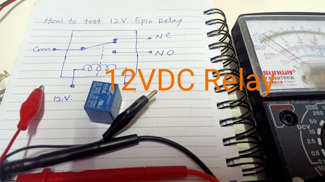 Как проверить реле 12 В постоянного тока || SRD-12VDC-SLC