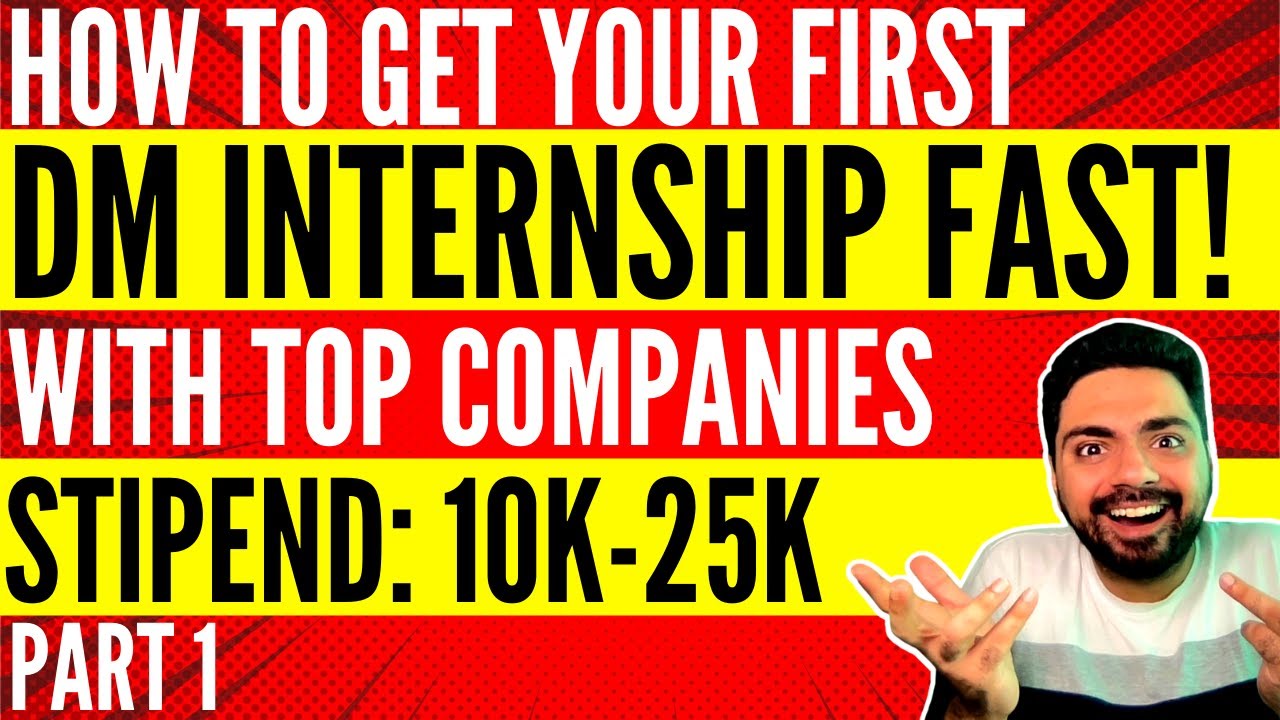How To Get A High Paying Digital Marketing Internship FAST! (2026) | Part 1 | Step By Step Roadmap