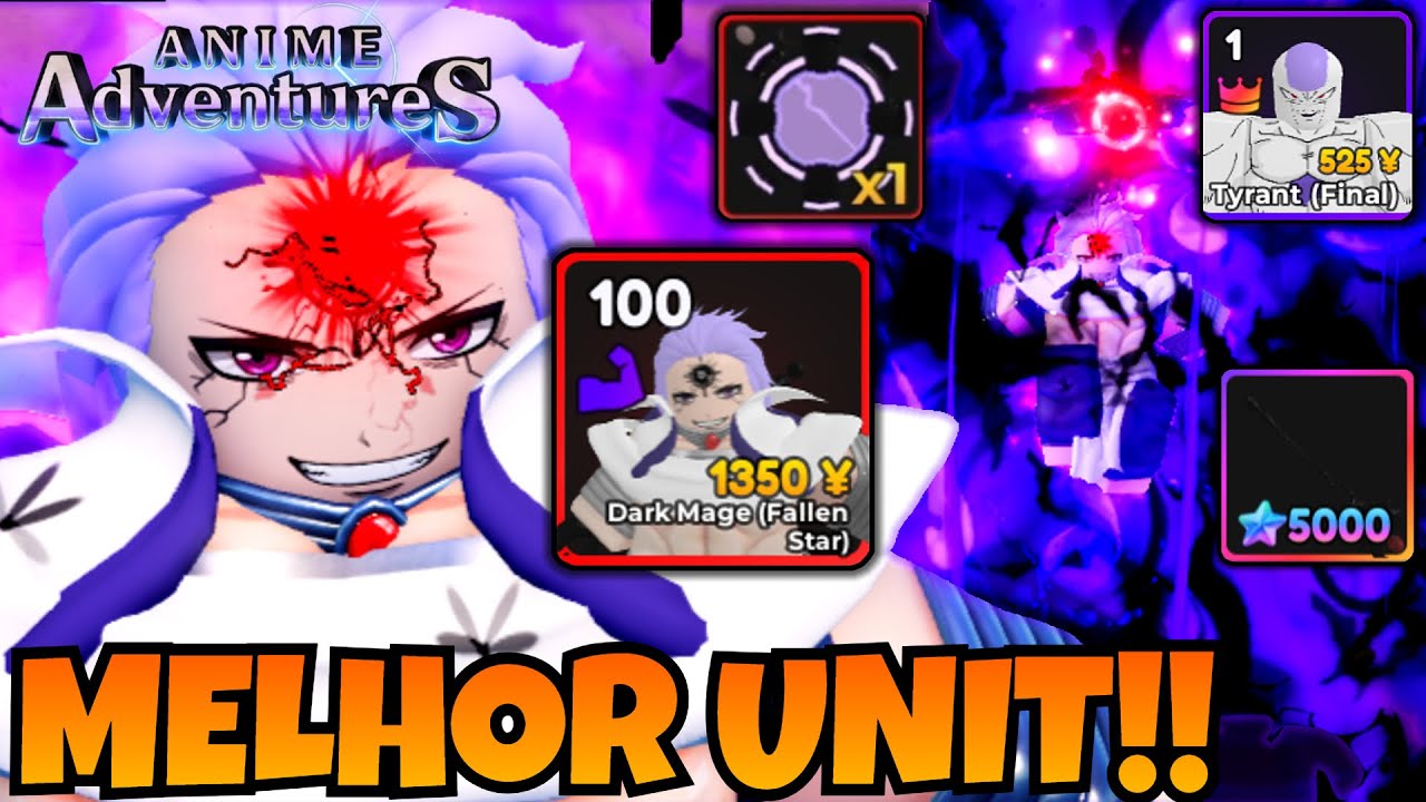 QUEBROU O JOGO! PEGUEI O SECRET DARK MAGE (JUDAR) NO PORTAL E ELE DESEQUILIBROU O ANIME ADVENTURES!