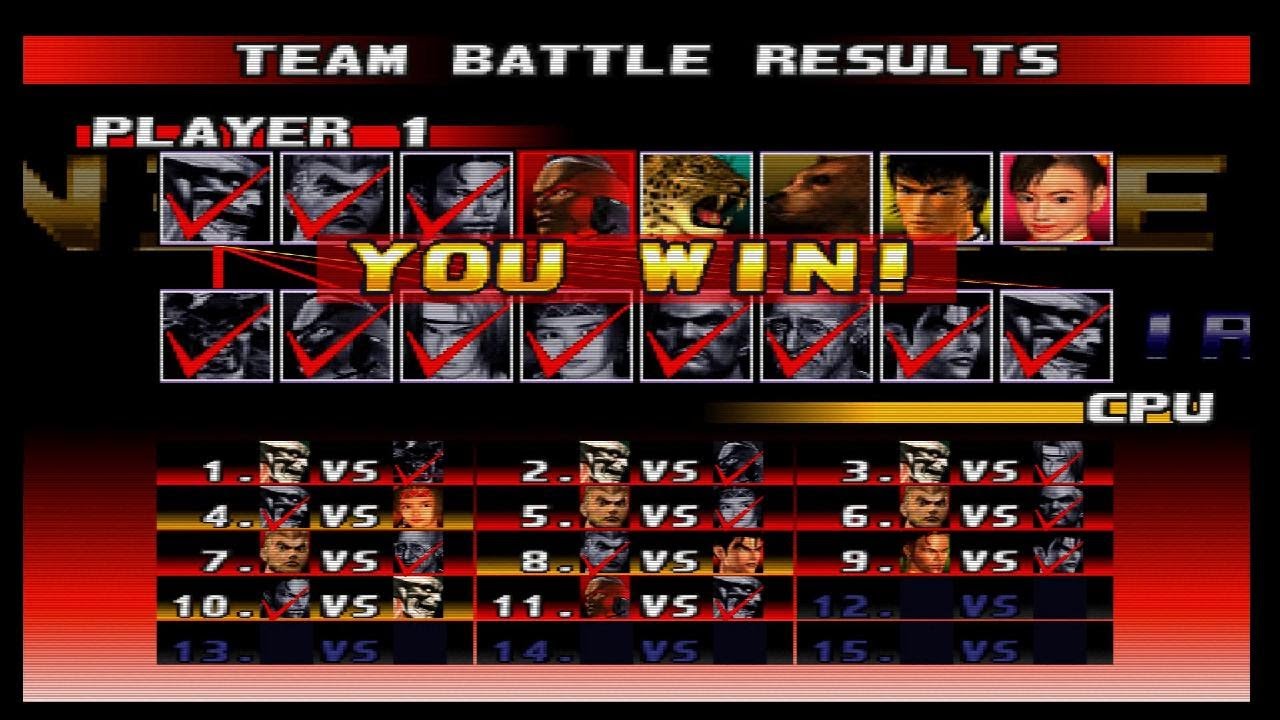 Team Battle Mode Part 103 - Tekken 3 PS 5 Gameplay