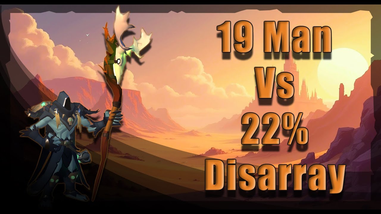 One Party Vs Disarray Zergs / Outnumbered Melee Clump Comp / Albion Online - Unicorns