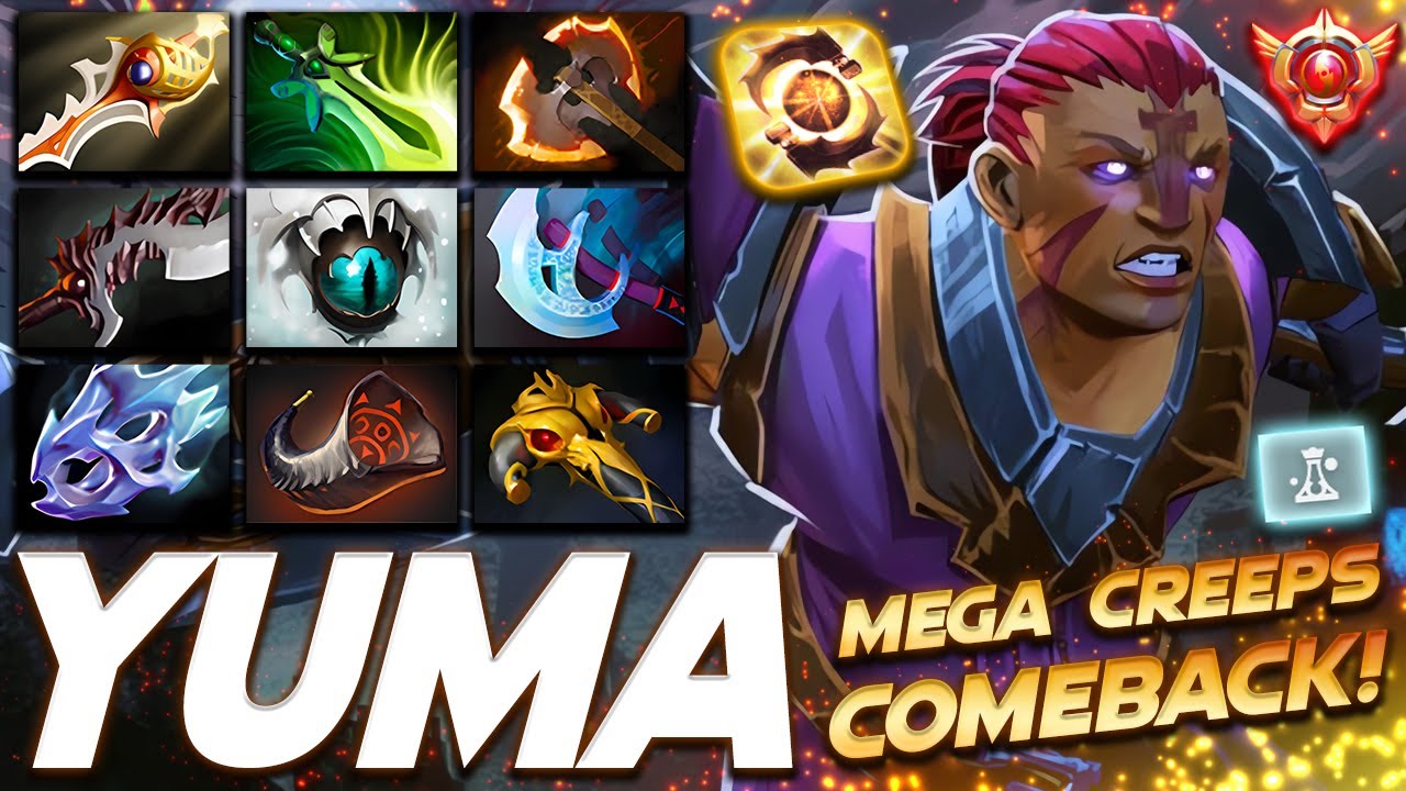 Yuma Anti-Mage Megacreeps Comeback - Dota 2 Pro Gameplay [Watch & Learn]