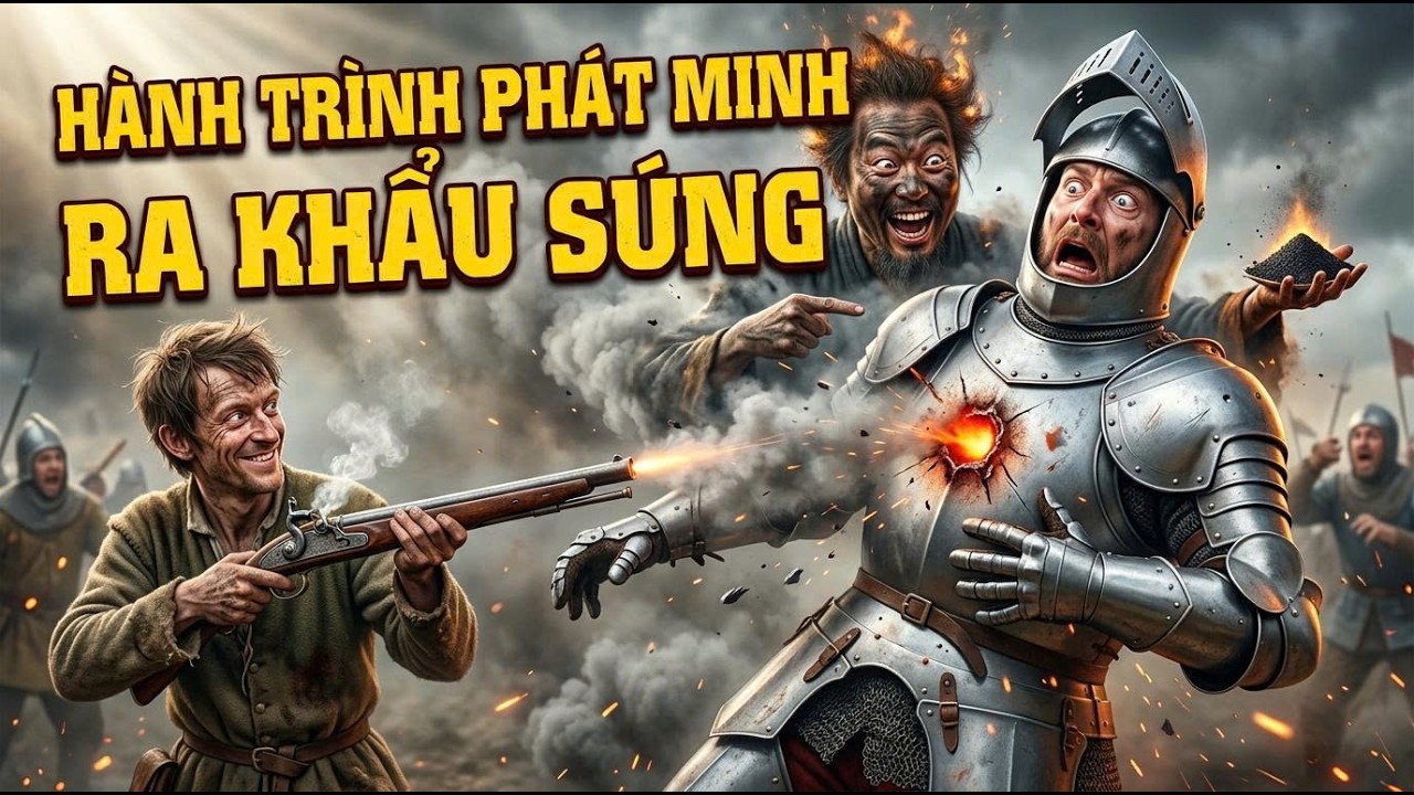 Giải mã lịch sử SÚNG ĐẠN: Từ [LÒ LUYỆN ĐAN] Châu Á đến các [ĐẾ QUỐC] Phương Tây.
