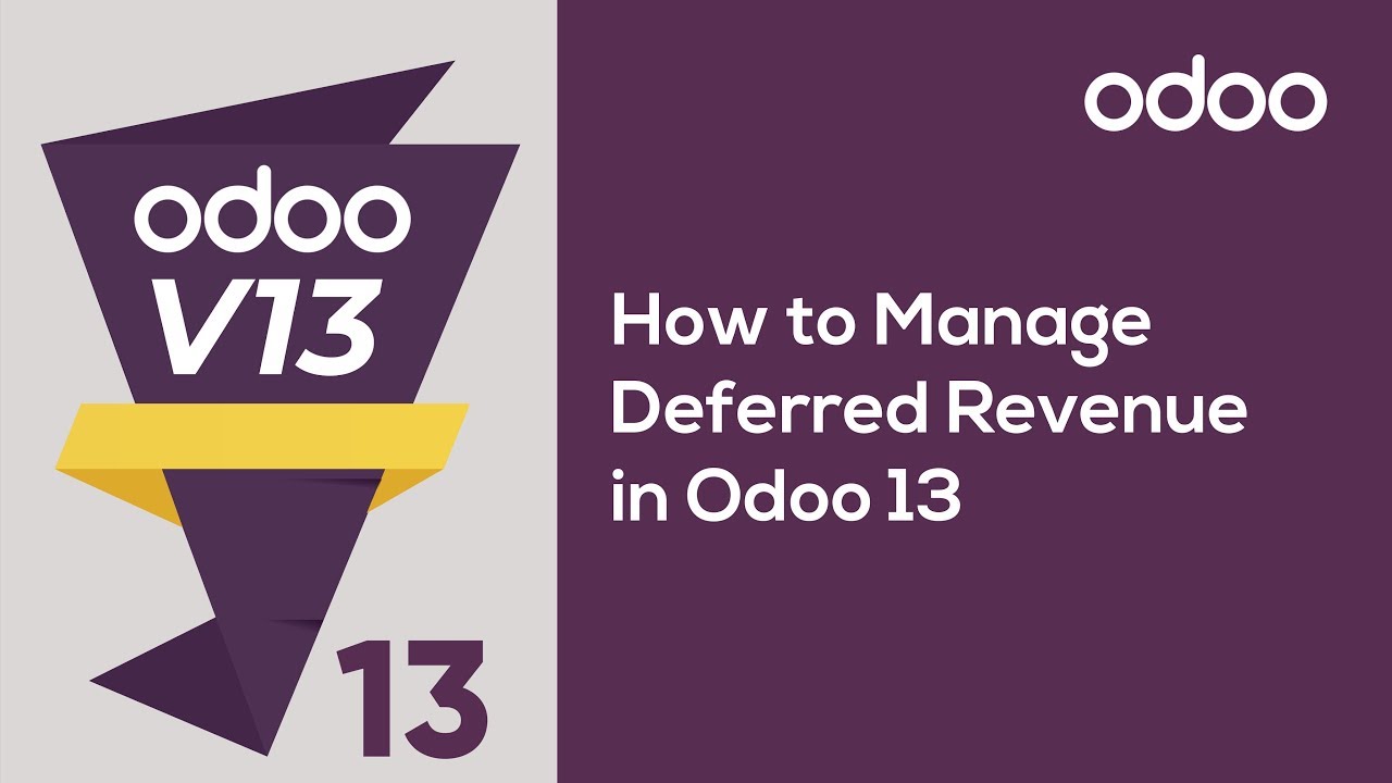 How to Manage Deferred Revenue in Odoo 13 Accounting?