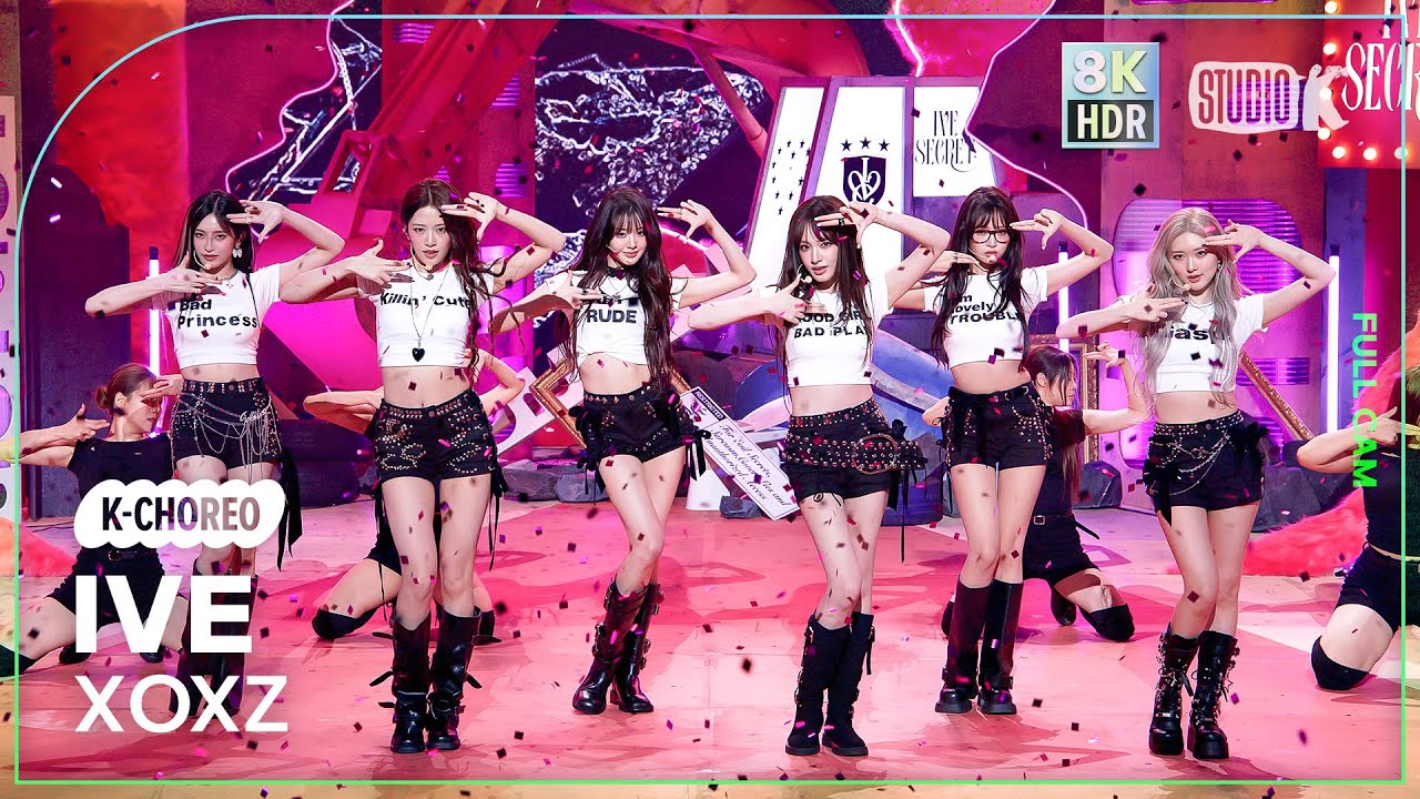 [K-Choreo 8K HDR] 아이브 직캠 'XOXZ' (IVE Choreography) 🎧공간음향.Ver @MusicBank 250829