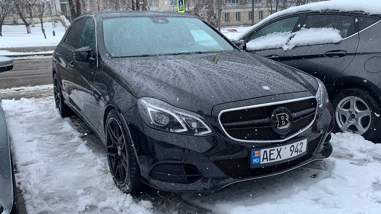 🔥MERCEDES E CLASS W212! DRIFT PRIN CHISINAU#1