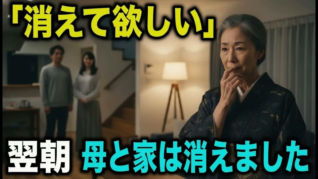 嫁からの『消えてほしい』という言葉を聞いた夜──翌朝、私は自宅を売却し、“母親”という役割を終えました。