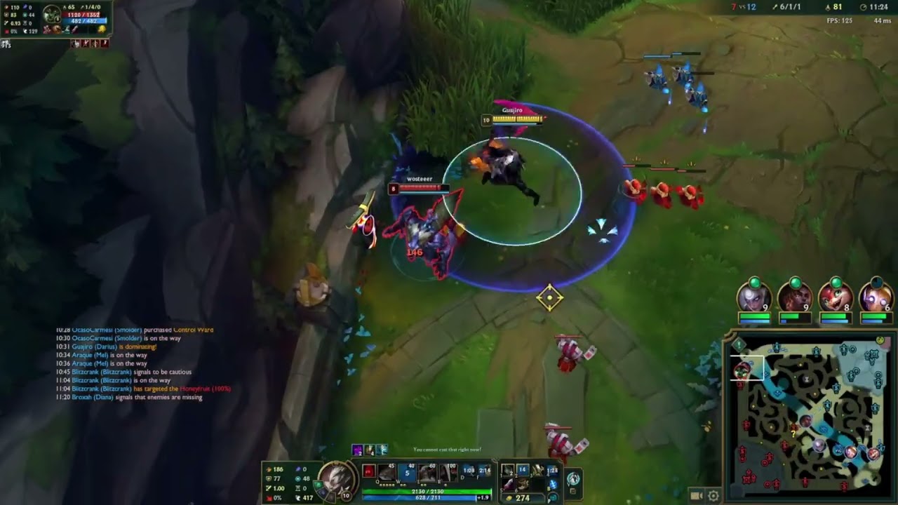 Darius vs Warwick