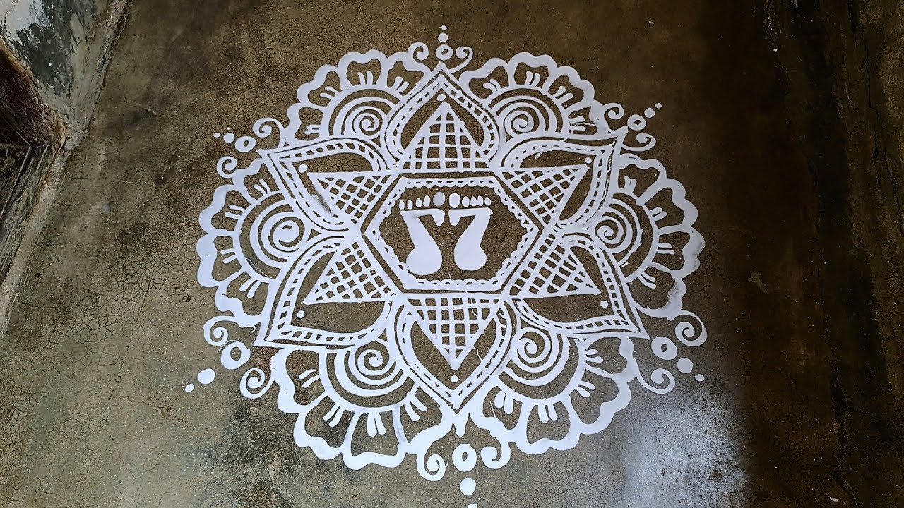 Manabasa Gurubara Jhoti Chita Design For Laxmi Puja // Easy Alpana Design For Manabasa Gurubara