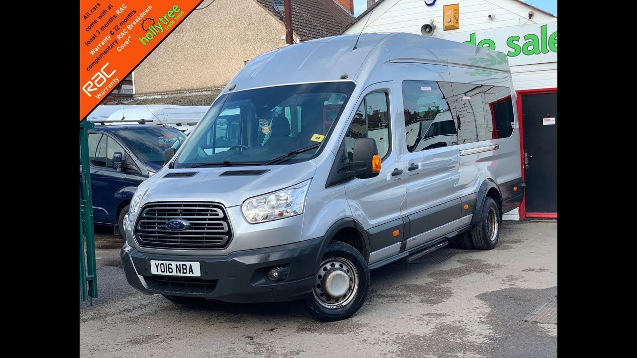 2016 FORD TRANSIT 2.2 TDCi 155ps H3 18 Seater Trend 17 Seater Euro 6 With Air-Con