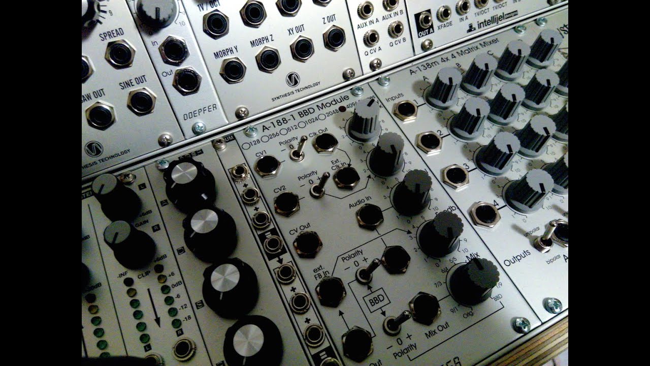 Doepfer A-188-1 BBD : CV-controlled feedback