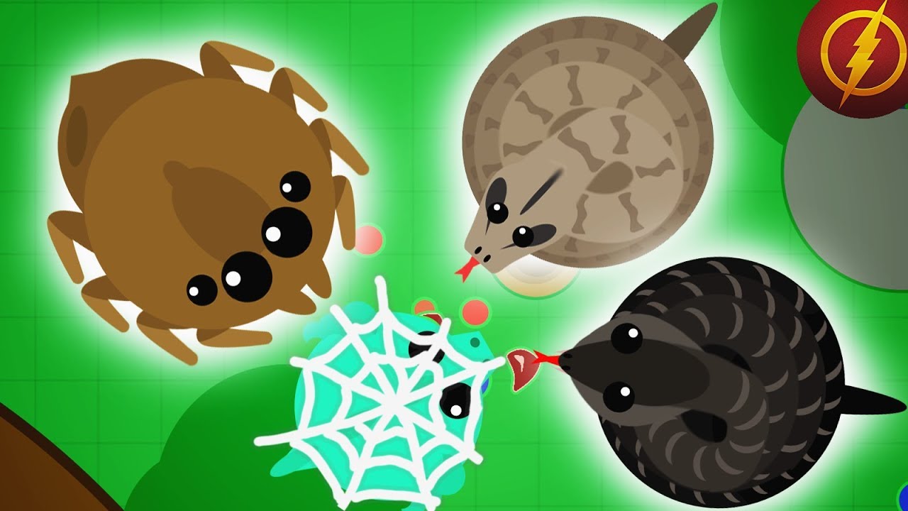Mope.io ДОБАВЛЕНЫ КОБРА, ЗМЕЯ УДАВ И ПАУК (Mope.io Обновление)