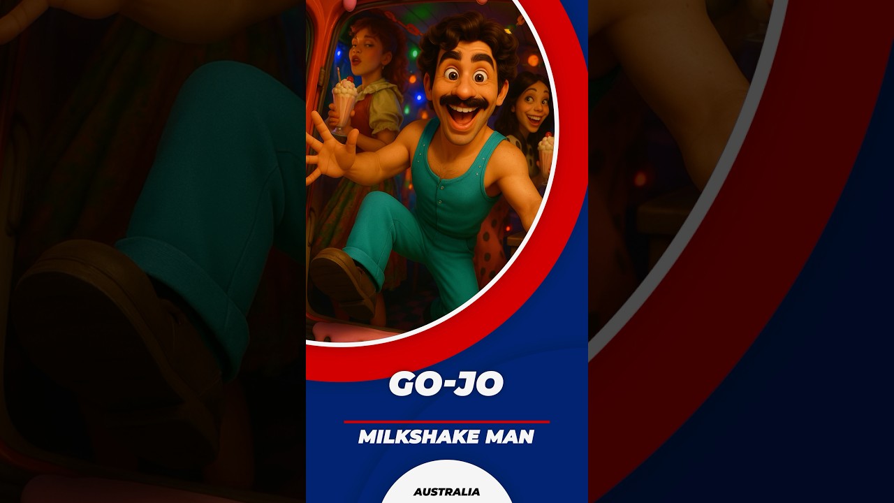 Go-Jo - Milkshake Man from Australia 🇦🇺! #eurovision #ai #esc #esc2025 #eurovision2025