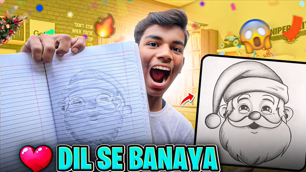 Christmas Day Special 🎄 | Daily Life Vlog | Santa Claus Drawing After 2 Hours ❤️ | Life With GaganV