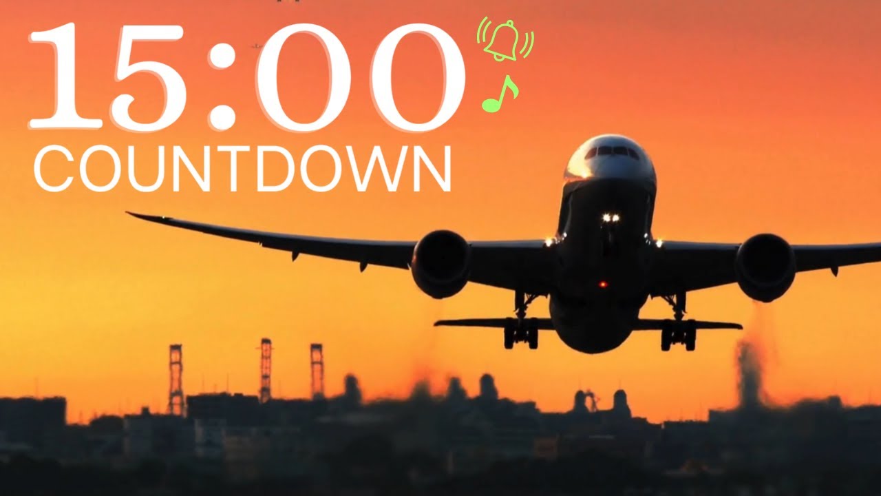 15 Minute Timer -  Planes, Trains, and Automobiles!
