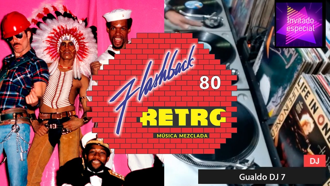 Flashback retro música mezclada 80