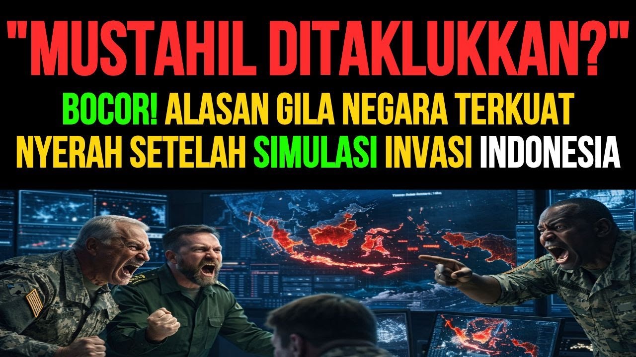 Negara Terkuat Pun Nyerah! Hasil Simulasi Invasi Indonesia Terbongkar