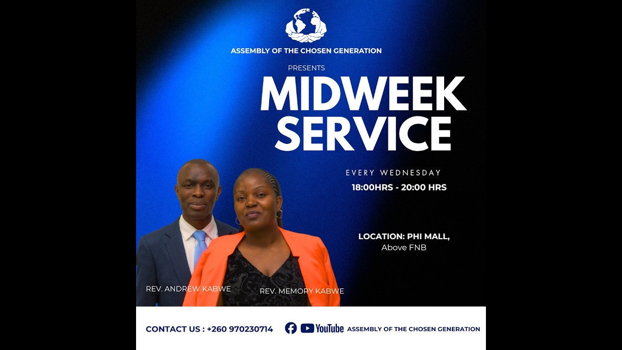 WELCOME TO OUR MID-WEEK SERVICE