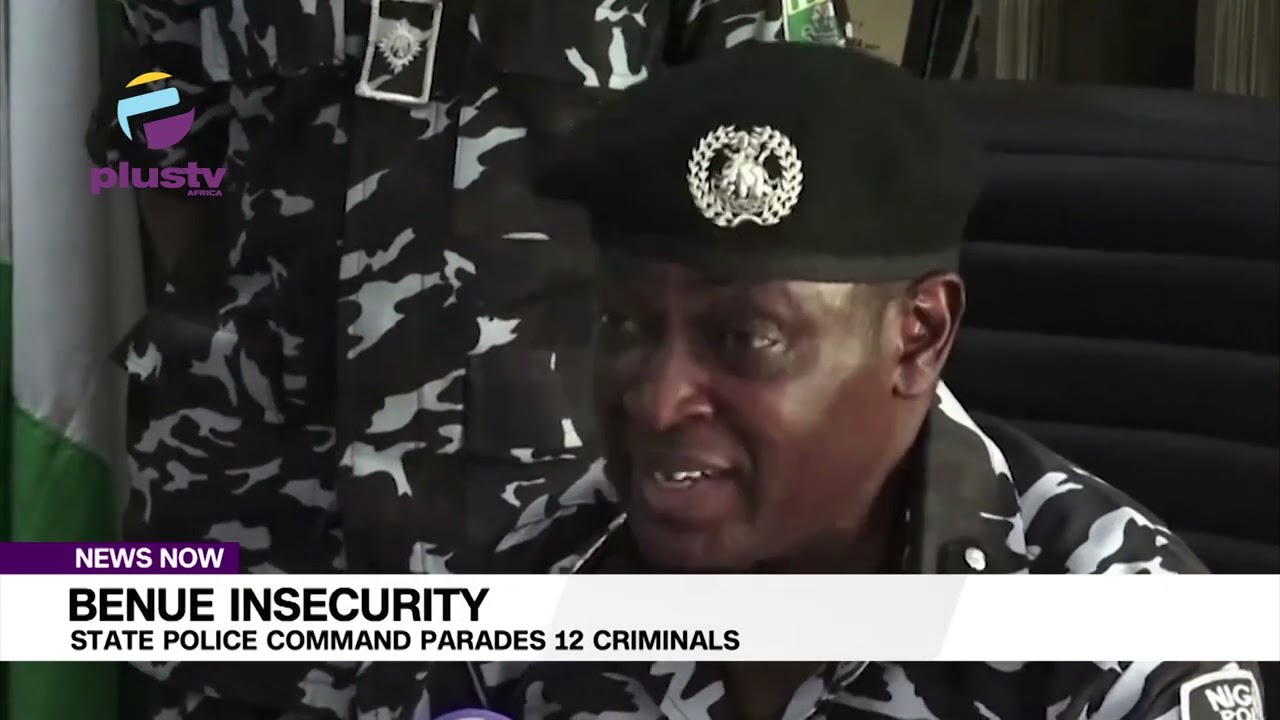 Benue Insecurity State Police Command Parades 12 Criminals
