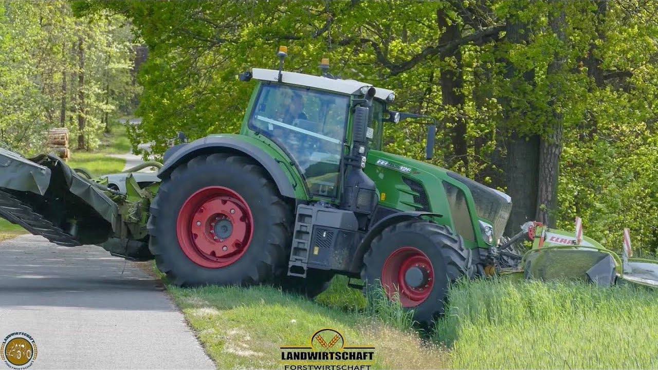 Großeinsatz Roggen mähen 2020 LU J&J FENDT VARIO 826 mit CLAAS DISCO 9200c - 3200 FC GPS Ernte