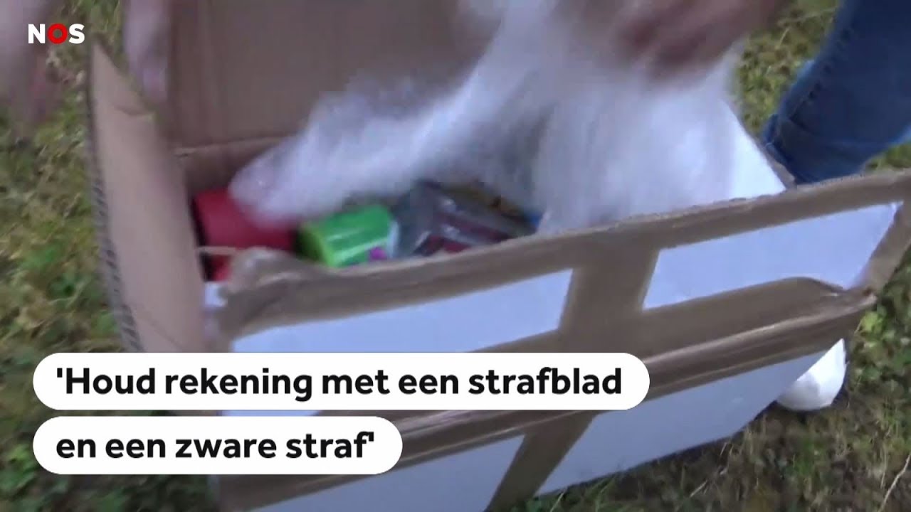 WEBSHOPS: Politie op de stoep bij kopers illegaal vuurwerk