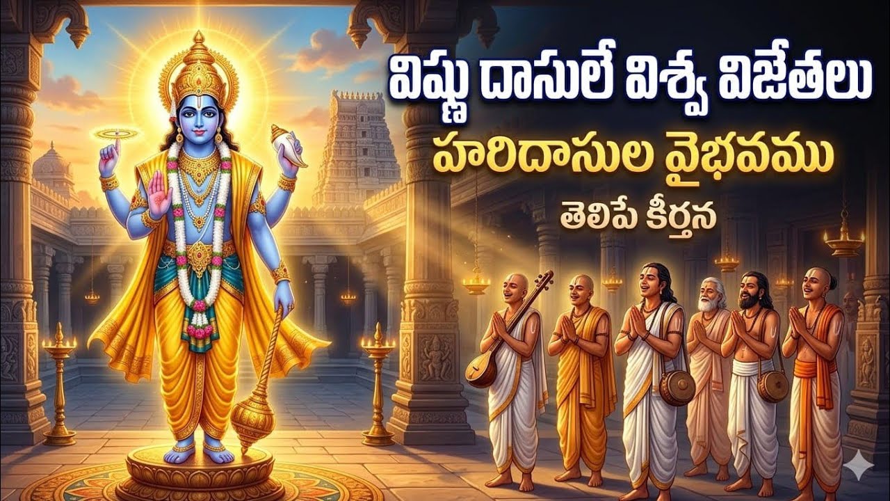 విష్ణు దాసులే విశ్వ విజేతలు ....సంకీర్తన 174