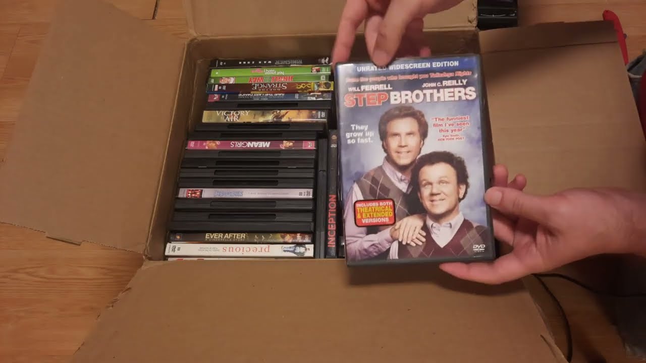 100 Random DVDs - DVD Mystery Box - Unboxing - New Box!