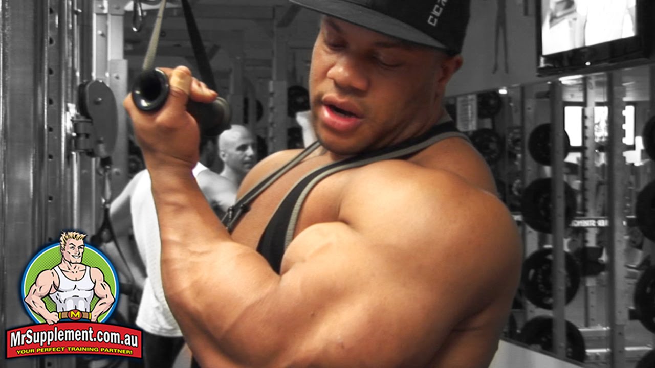 Phil Heath's One Arm Tricep Press Down | Tricep Exercise #4