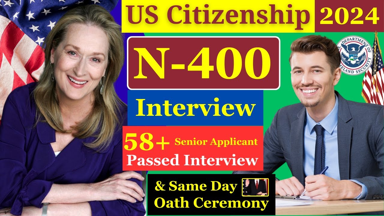 US Citizenship Interview 2024 and Same day Oath Ceremony  with Mrs. Ximena | N-400 Naturalization