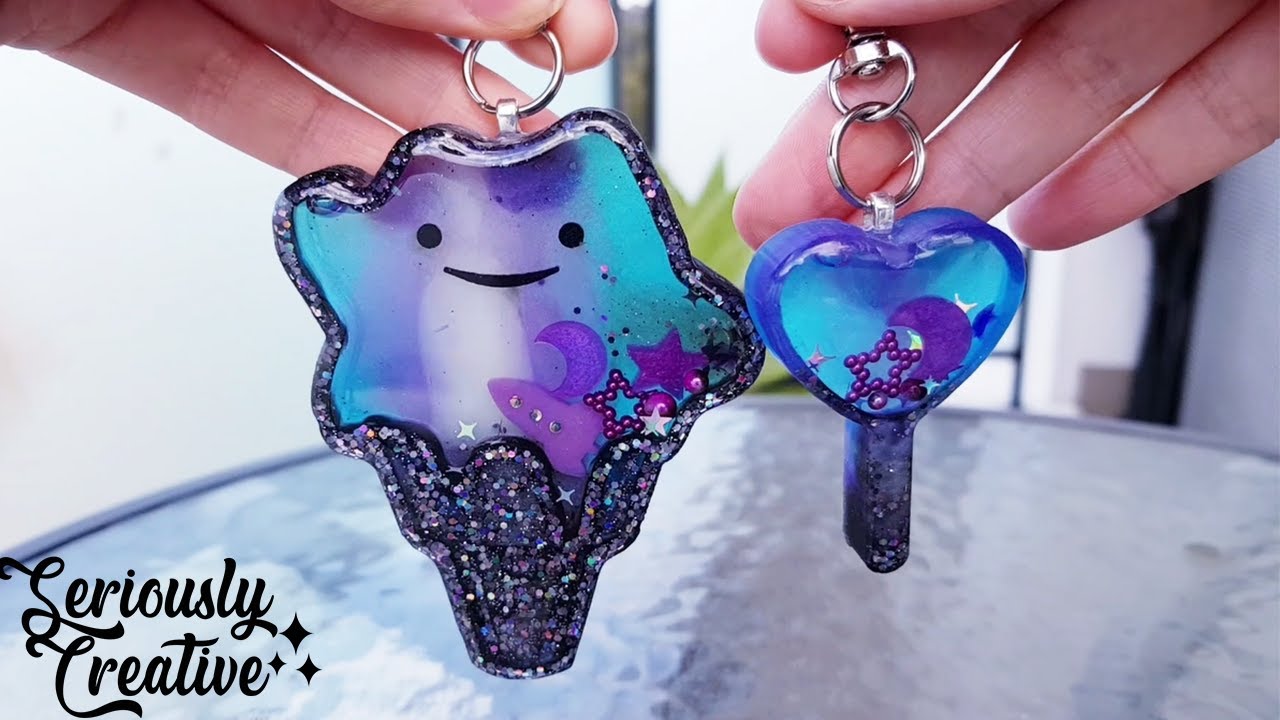 Watch Me Resin #93 | Custom Galaxy Ditto & Heart Wand Shaker