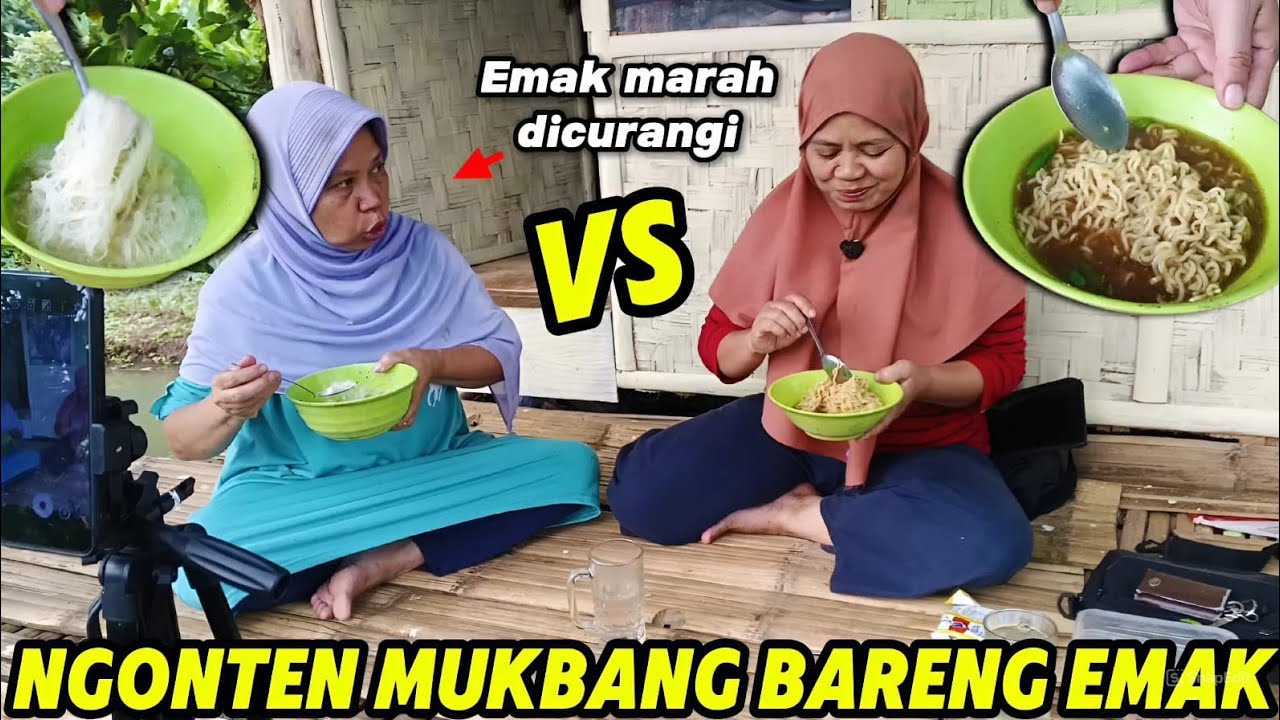NGONTEN MUKBANG MIE REBUS BARENG EMAK DISAUNG