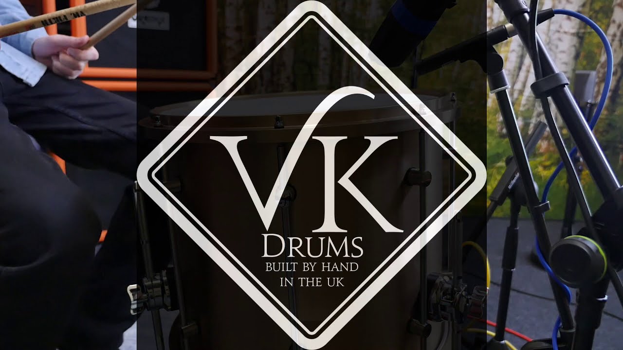 VK Drums Cast Bronze Tom set sound examples with remo emporor clear, black suedes, ambassador heads